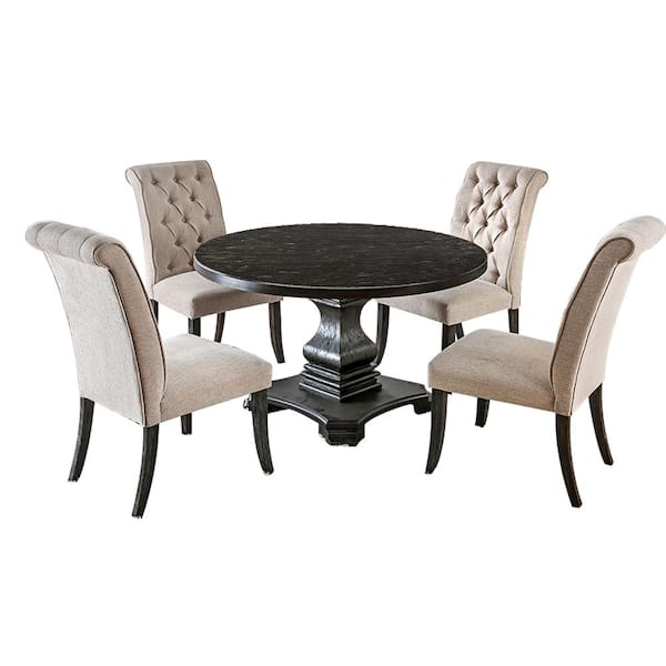William's Home Furnishing Antique Black Nerissa Dining