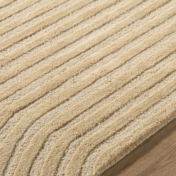 Brook Brown Modern 8 ft. x 10 ft. Indoor Area Rug