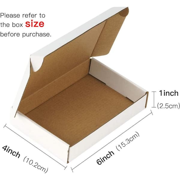 Boxes Fast | Shipping Boxes Small 7"L X 4"W X 3"H, 50-Pack | Corrugated