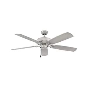 Oasis 60 in. Indoor/Outdoor Brushed Nickel Ceiling Fan Pull Chain