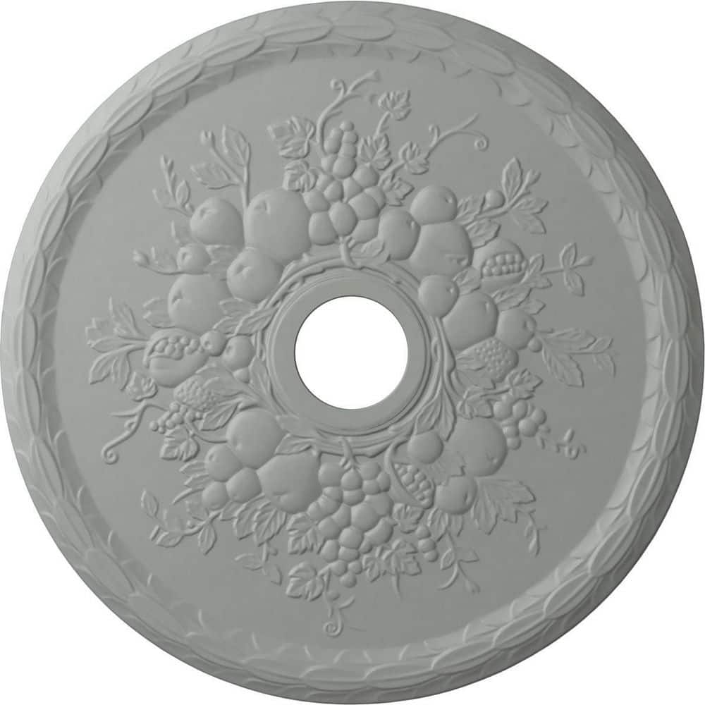 "22-5/8"" x 3-5/8"" ID x 5/8"" Grape Urethane Ceiling Medallion (Fits Canopies upto 3-5/8""), Primed White" price history on PriceWatchPro