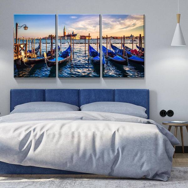 インテリアアート フラワーボートゴールドレッド100x80cm タッチドピクチャー