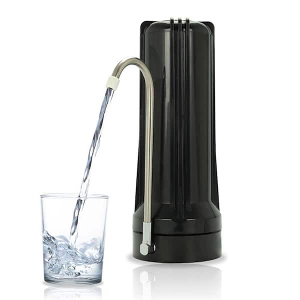 Matterhorn 10-Stage Mineralized Alkaline Countertop Filter in Black