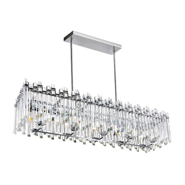 CWI Lighting Henrietta 10 Light Chandelier With Chrome Finish