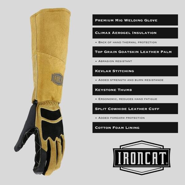 Jojofuny Insulated Welding Gloves Heat Resistant For
