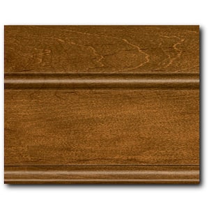 4 in. x 3 in. Finish Chip Cabinet Color Sample in Cognac Maple