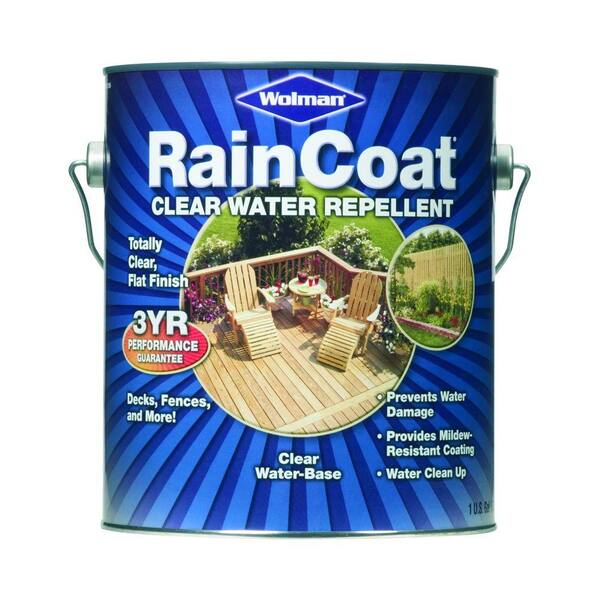 Wolman 1-gal. RainCoat Water-Based Clear Water Repellent Sealer-DISCONTINUED