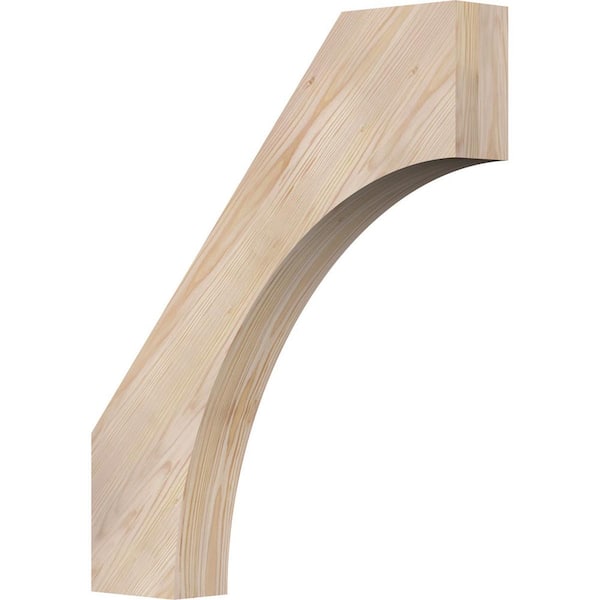 Ekena Millwork 3 1/2"W x 22"D x 26"H Westlake Smooth Knee Brace, Douglas Fir