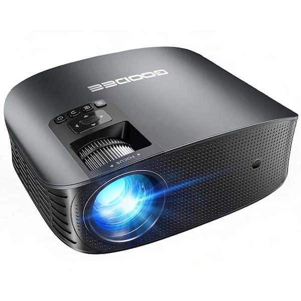 1920 x 1080 4K Full HD 5G WiFi Bluetooth Mini Projector with 18000-Lumens, Dust Proof Speaker & Compatible HDMI, USB