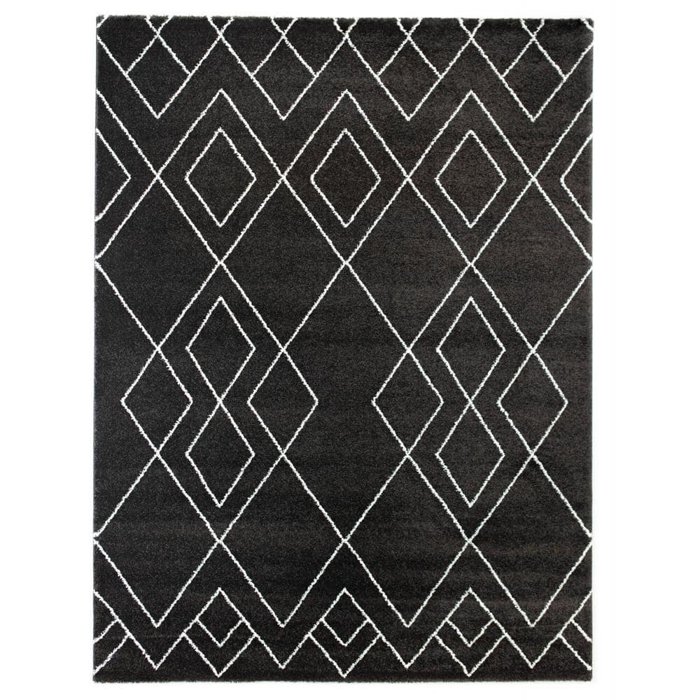 BALTA Clara Black 8 ft. x 10 ft. Area Rug