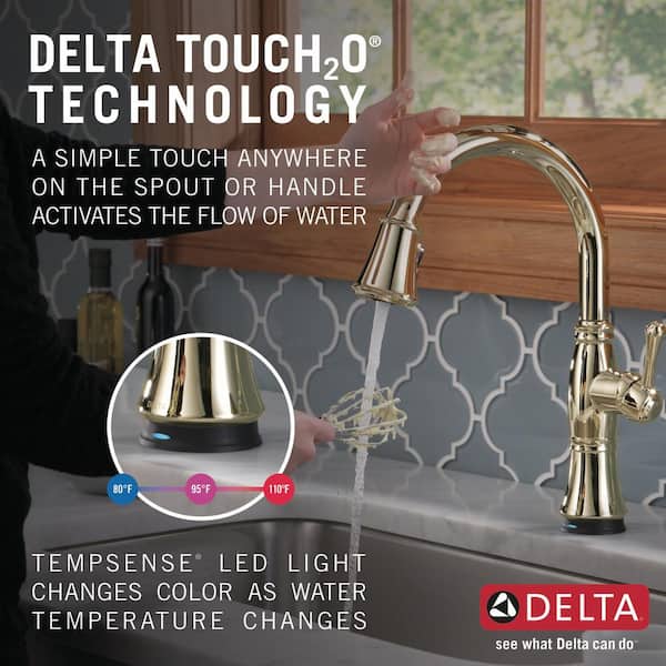 Delta Cassidy Touch Single Handle Pull