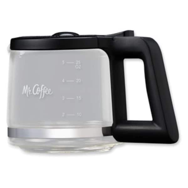 Mr. Coffee 5- Cup Coffee Maker, Black Finish, Drip Coffee Maker with Auto Pause, Glass Carafe, Compact Design