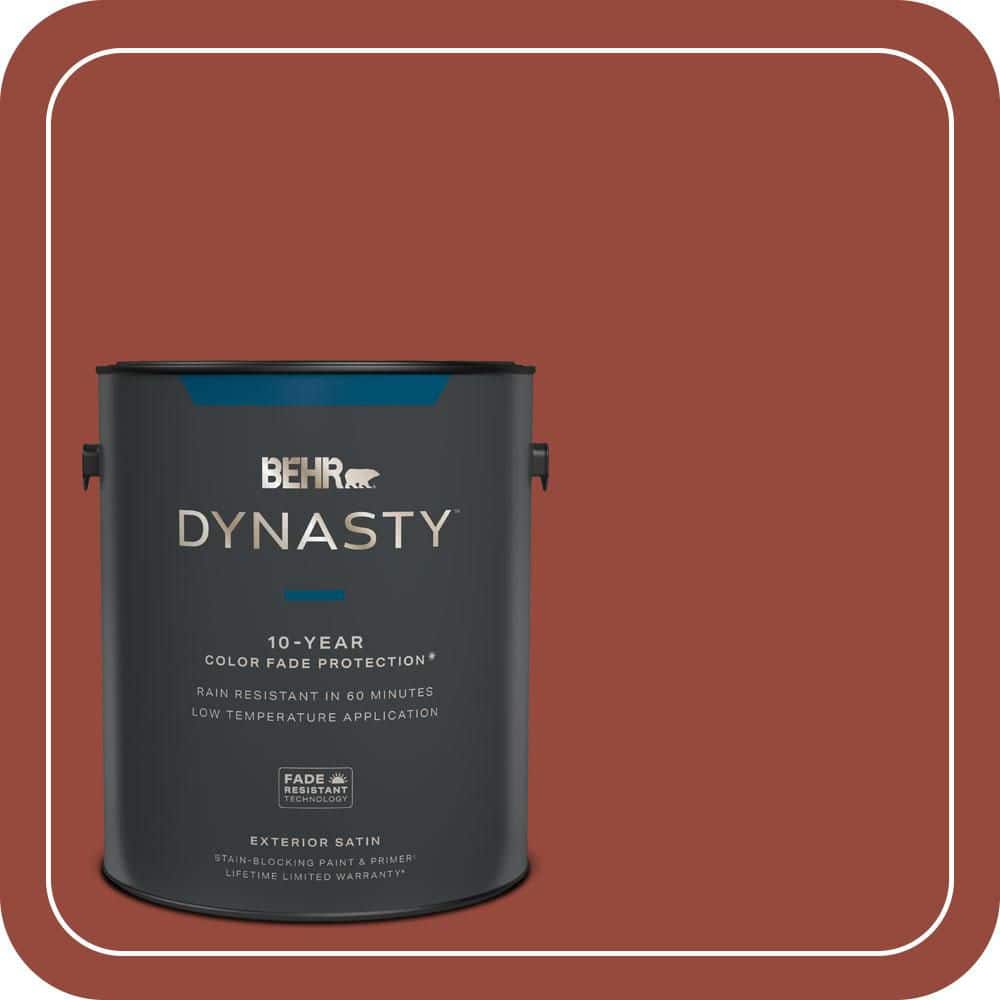 1 gal. #MQ1-24 Smokin Hot Satin Enamel Exterior Stain-Blocking Paint & Primer price history on PriceWatchPro