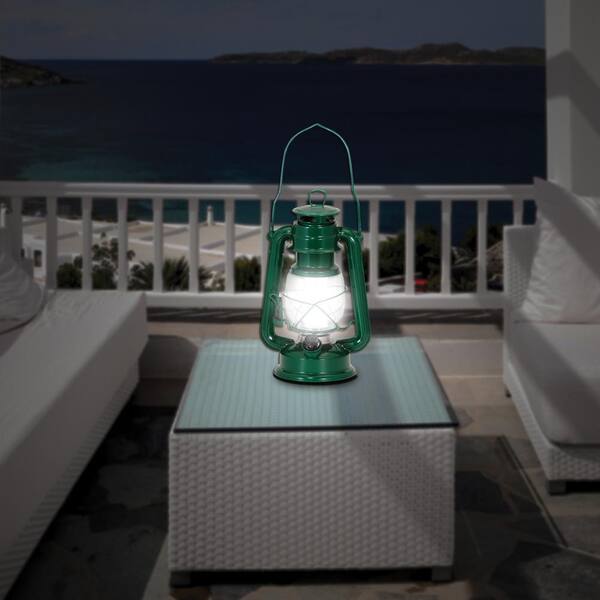 Northpoint Vintage Green Battery Operated LED Lantern (2-Pack) 190491 (2) -  The Home Depot
