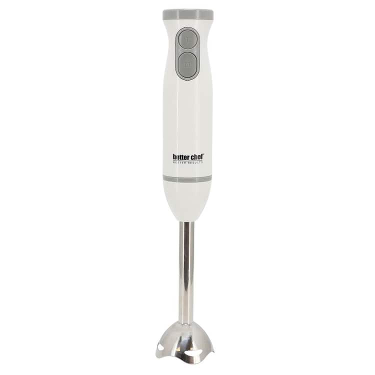 Better Chef 2-Speed 150-Watt Immersion Hand Blender in White