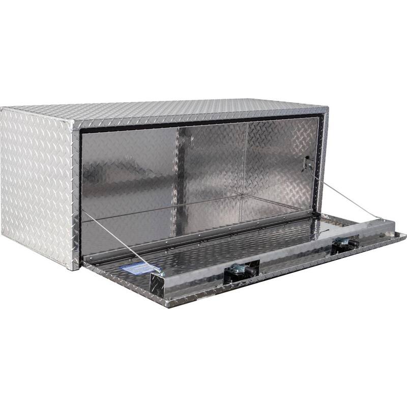 18 in. x 18 in. x 48 in. Diamond Plate Tread Aluminum Underbody Truck Tool Box