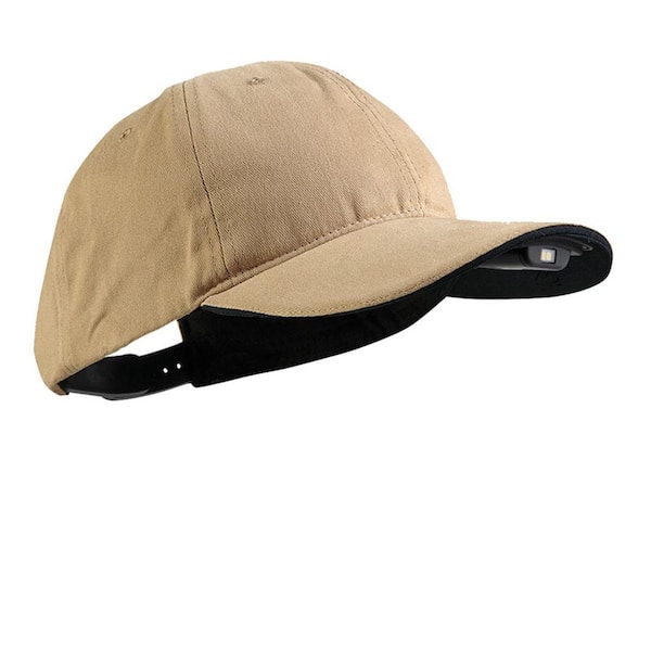LED Hat Light-POWERCAP Baseball Cap with Light Built In-LED Cap Visor Light with Bright Headlight and IPX4 Rating