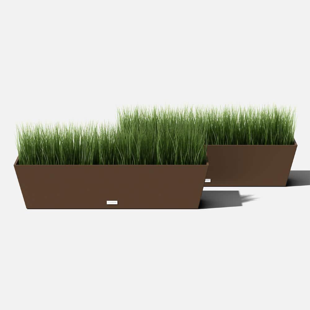 Modern Espresso 36" Recycled Plastic Window Box Planter