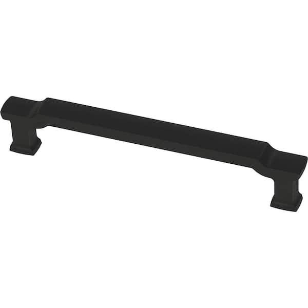 Liberty Scalloped Footing 5-1/16 in. (128 mm) Classic Matte Black Cabinet Drawer Pull