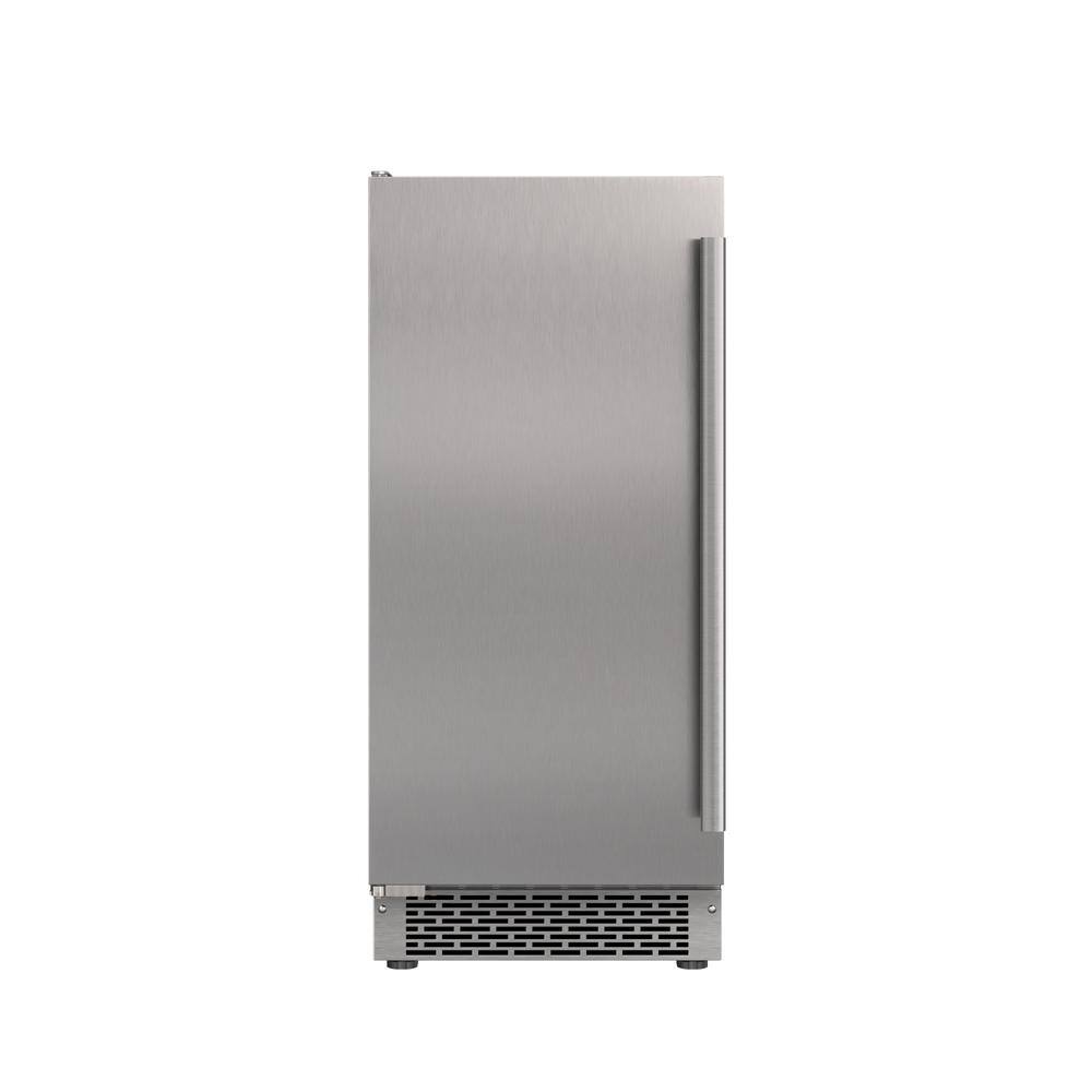 Avallon 15 in. 26 lb. Freestanding Ice Maker in Stainless Steel, Silver -  AIMG151GSSILH