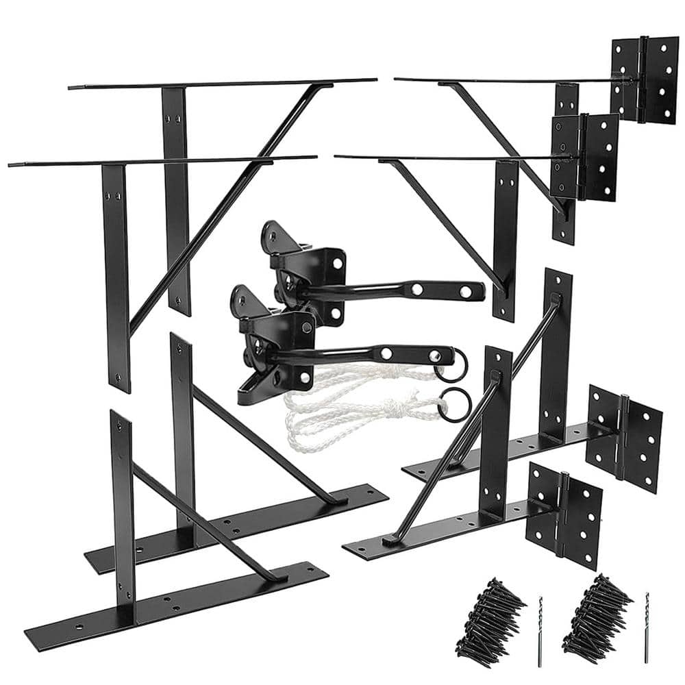 Heavy Duty No Sag Kit A Gate Corner Brace Bracket for Wooden Gate Fence wit