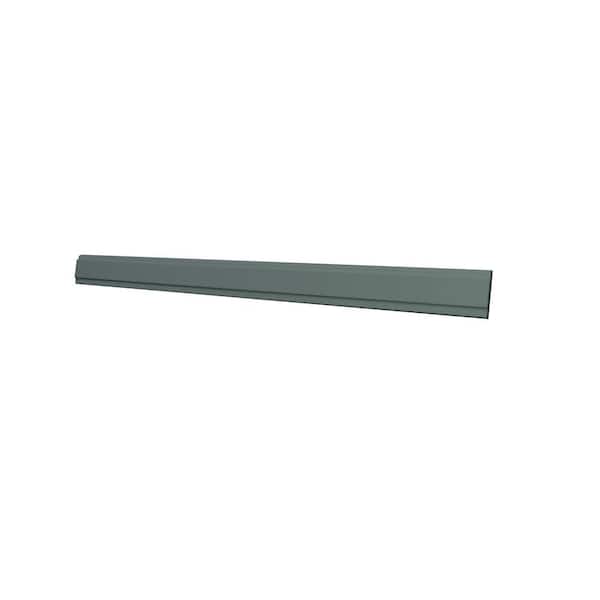 Home Decorators Collection Washington Franklin Hargrove 96 in. W x 0.75 in. D x 2.25 in. H in Verdant Green Contemporary Light Rail Edge Molding