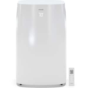 BLACK+DECKER 8000-BTU DOE (115-Volt) White Vented Portable Air Conditioner  with Remote Cools 350-sq ft in the Portable Air Conditioners department at