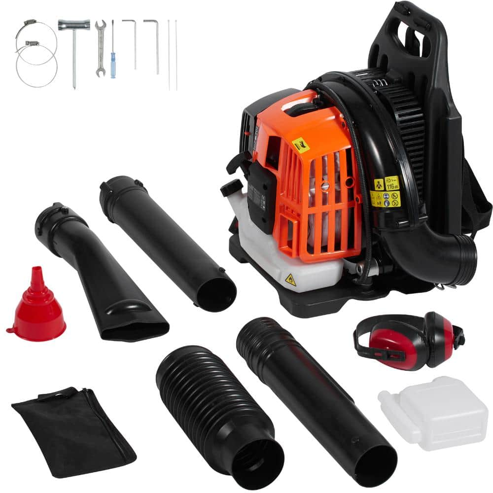 Backpack Leaf Blower Gas-Powered 52CC 2-Cycle, 480 CFM 175 MPH, 0.36 gal. Fuel Tank, Lawn & Snow Cleanup price history on PriceWatchPro