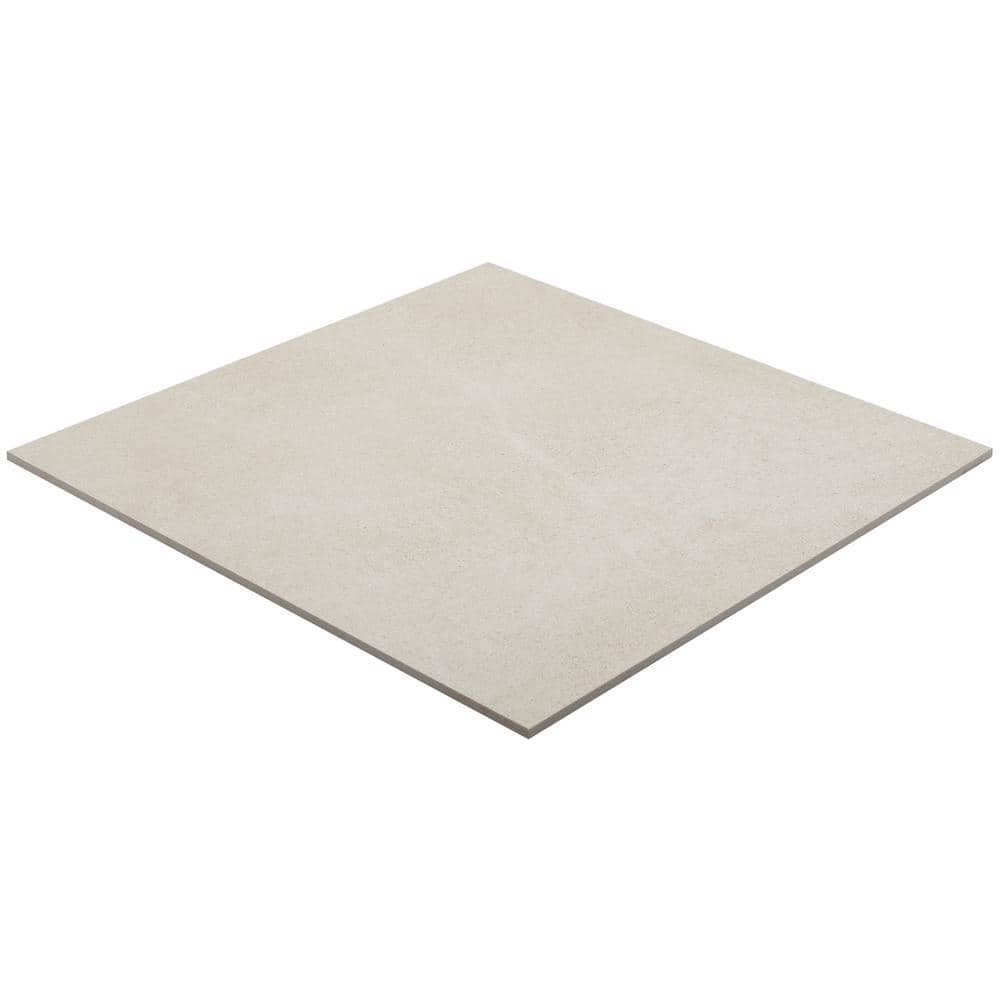 Large Format Beige Porcelain Stone Look Wall & Floor Tile