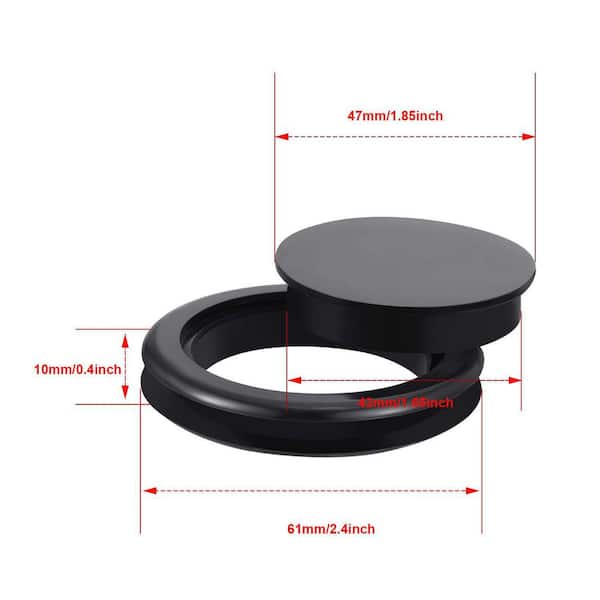 2 1 4 inch patio table umbrella ring with plug Hole Plug, Patio Umbrellas Cone Wedge for to 2.5" Patio Table Hole, Umbrella Pole Adapter for 1.5" Outdoor Table Umbrella Pole, Keep Steady & ensuring a seamless fit and stable umbrella placement SenQWFa 2 Inch Silicone Patio