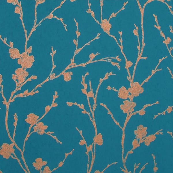 Graham & Brown Meiying Teal Removable Wallpaper