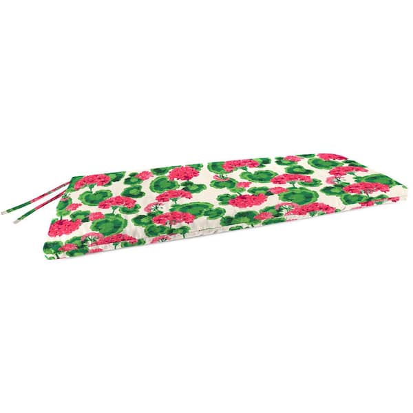 Jordan Manufacturing 54 in. W x 18.5 in. D x 3 in. T Rectangular Outdoor Bench Cushion