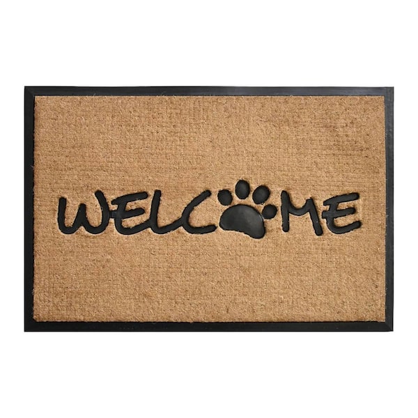 Multi-Colored 36 in. x 24 in. Coir Outdoor Door Mat