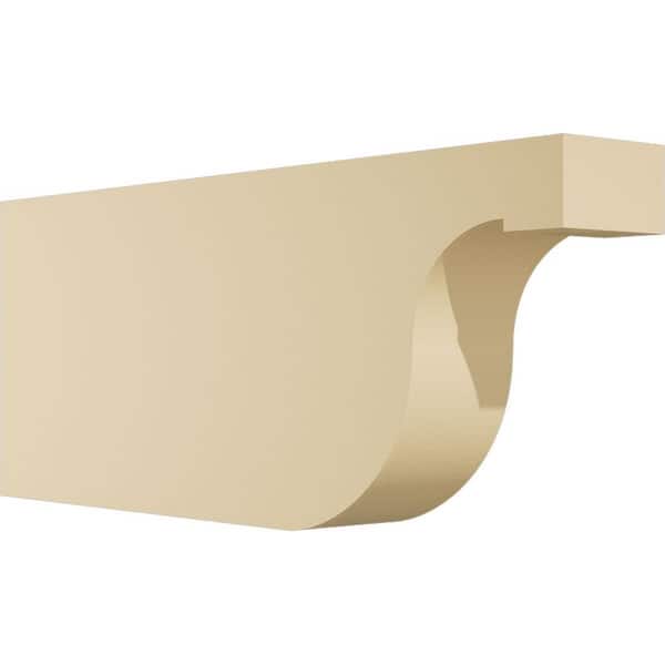 Ekena Millwork Standard Del Monte 3 in. W x 8 in. H x 20 in. D Signature Urethane Rafter Tail Outlooker