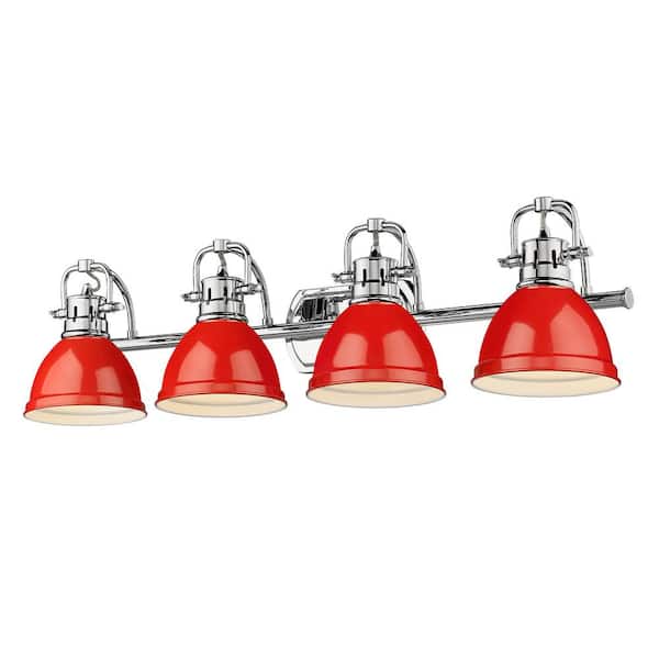Duncan 4-Light Chrome Vanity Light
