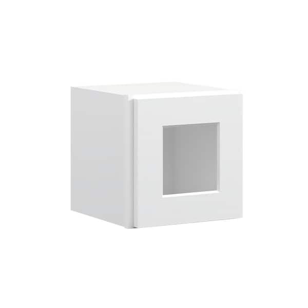 Hausvita 12-in. W x 12-in. D x 12-in. H in. Shaker White Plywood Ready to Assemble Wall cabinets without Glass