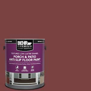 1 gal. #PPF-01 Tile Red Textured Low-Lustre Enamel Interior/Exterior Porch and Patio Anti-Slip Floor Paint