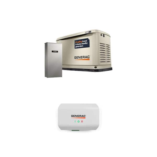 Guardian 18,000-Watt (LP)/17,000-Watt (NG) Generator with Wi-Fi, 200-Amp Transfer Switch and HVAC Energy Manager