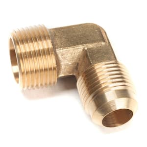 LTWFITTING 1/2 in. Brass 45-Degree Flare Long Nuts (5-Pack) HF41L805 - The  Home Depot