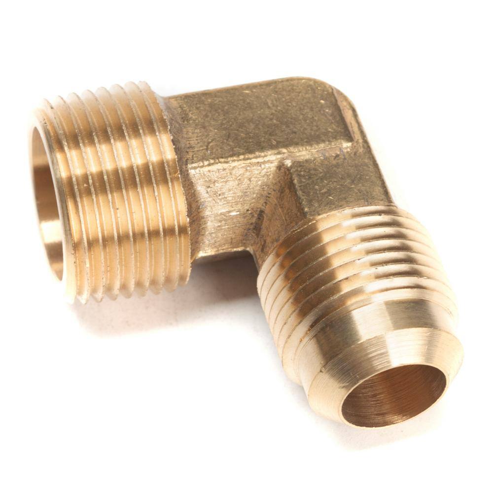 5/8 in. x 3/4 in. Brass 90-Degree Flare x MIP Elbow Fitting (5-Pack) price history on PriceWatchPro