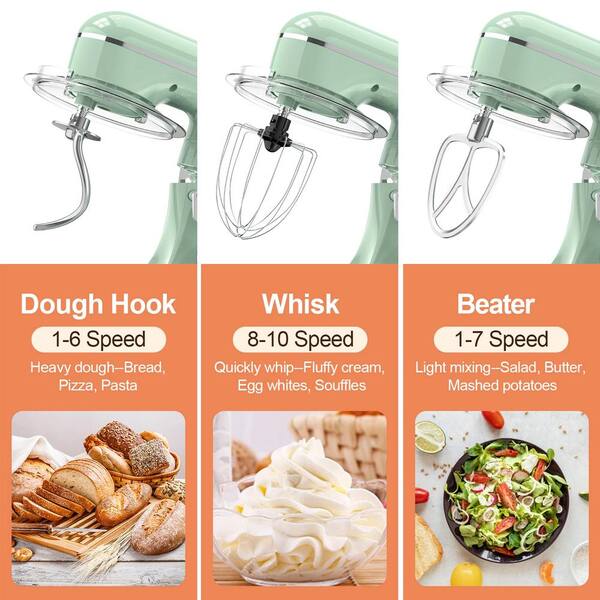Aoibox 3-in-1 6.5 Qt. 10-Speed Stainless Steel Steel Stand