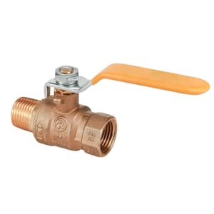 Premium Brass Full Port Ball Valve, 1 in. FIP x 1 in. MIP