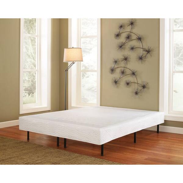 Boyd Sleep 14 in. King Metal Platform Bed Frame with Cover