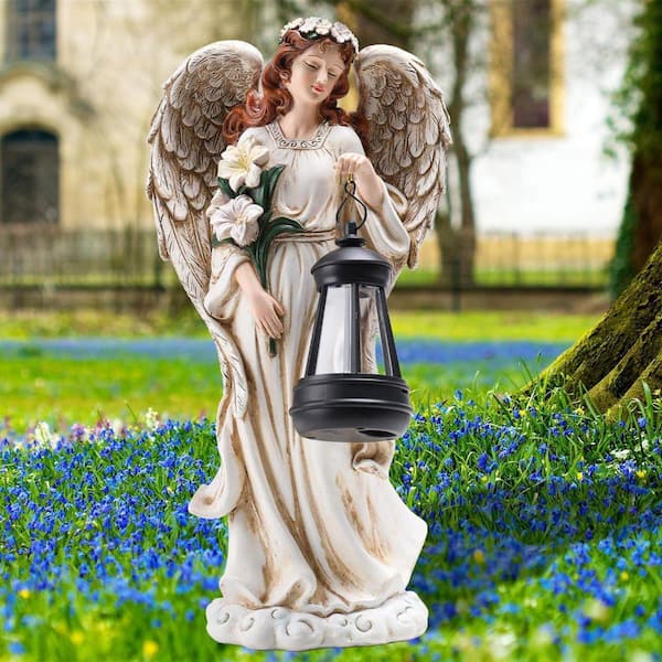 FAWEY TRED INC High Density Resin Virgin Mary Garden Statue, Angel