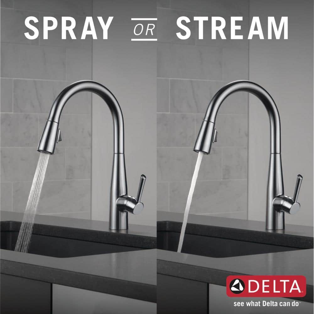 Arctic Stainless Steel Pull-Down Single Handle Kitchen Faucet