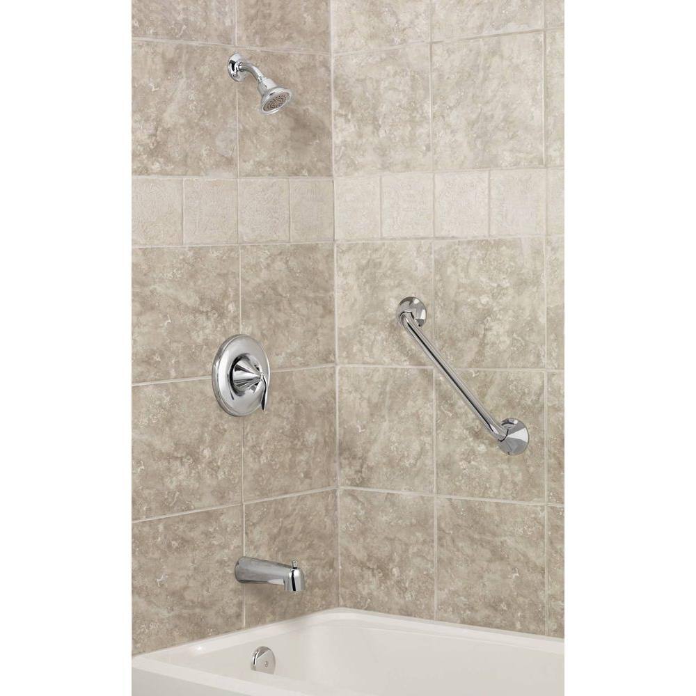 Eva 24-Inch Chrome Stainless Steel Bathroom Grab Bar