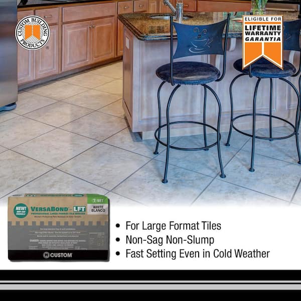 VersaBond-LFT 50 lb. White Professional Medium Bed Large Format Tile Mortar