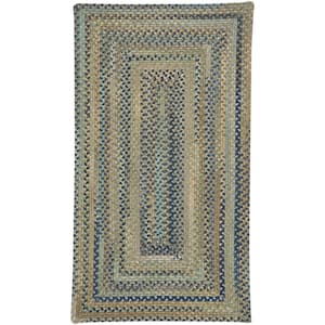 Tooele Green 8 ft. x 11 ft. Concentric Area Rug