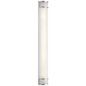 Independence 36.5 in. Brushed Nickel Integrated LED Transitional Linear Bathroom Vanity Light Bar
