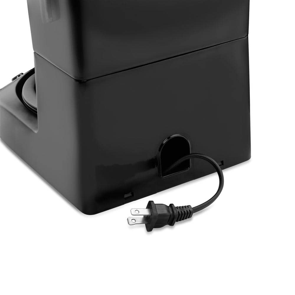 12-Cup Black Stainless Steel Programmable Drip Coffee Maker